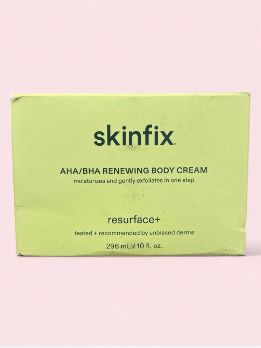 Skinfix AHA/BHA Renewing Body Cream — Green